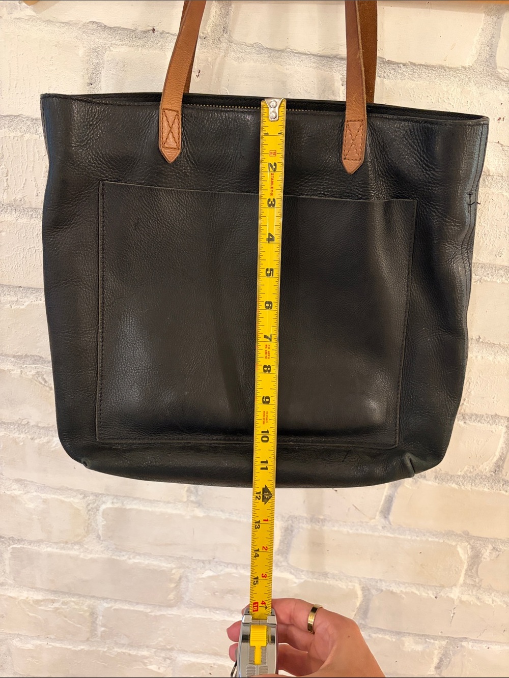Zip-Top Medium Transport Tote by Madewell (B8) - Picture 8 of 9